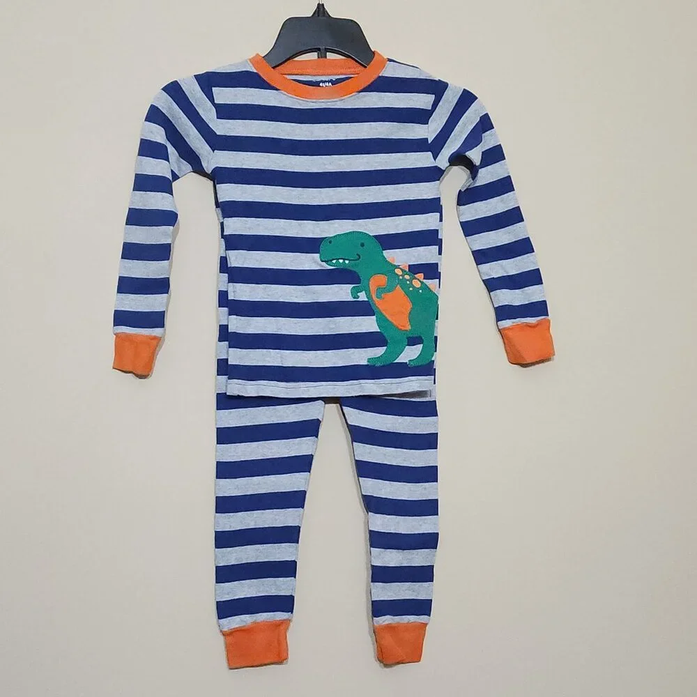 Carters Toddler Boys Dinosaur Snug Fit Cotton Pajamas Size 4T